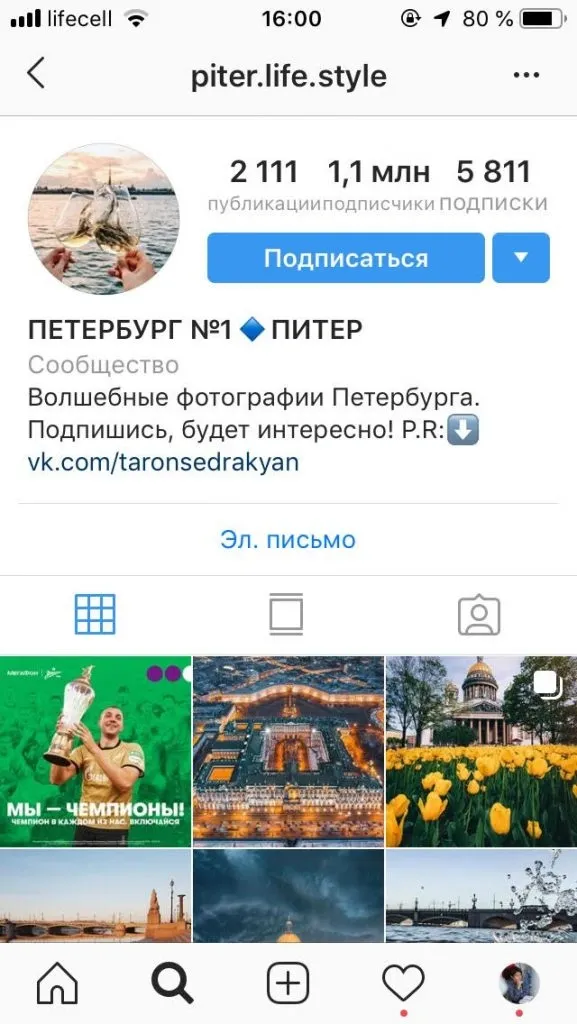 Популярные городские сообщества3