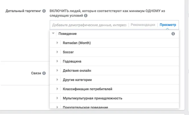 Детальный таргетинг2