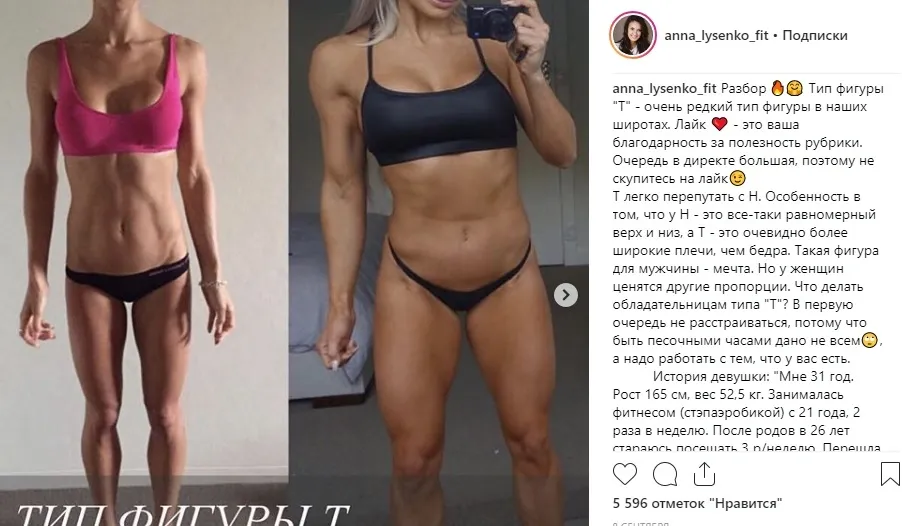 Пример разбора блогера в Инстаграме