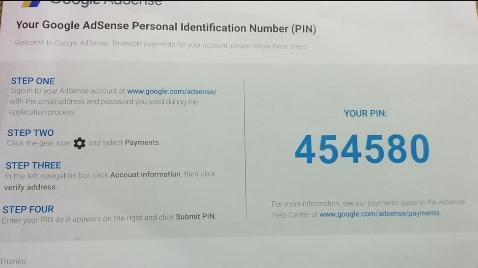 Вывод adsense 2023 на visa. Pin Google adsense. Your Google adsense personal identification number. Google adsense письмо Uzbekistan. Adsense пин код шестизначный.